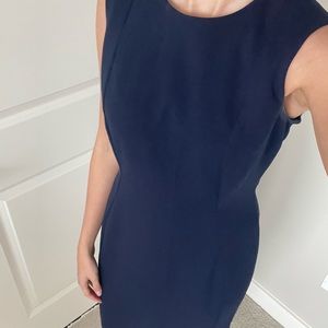 Navy Calvin Klein Midi Dress